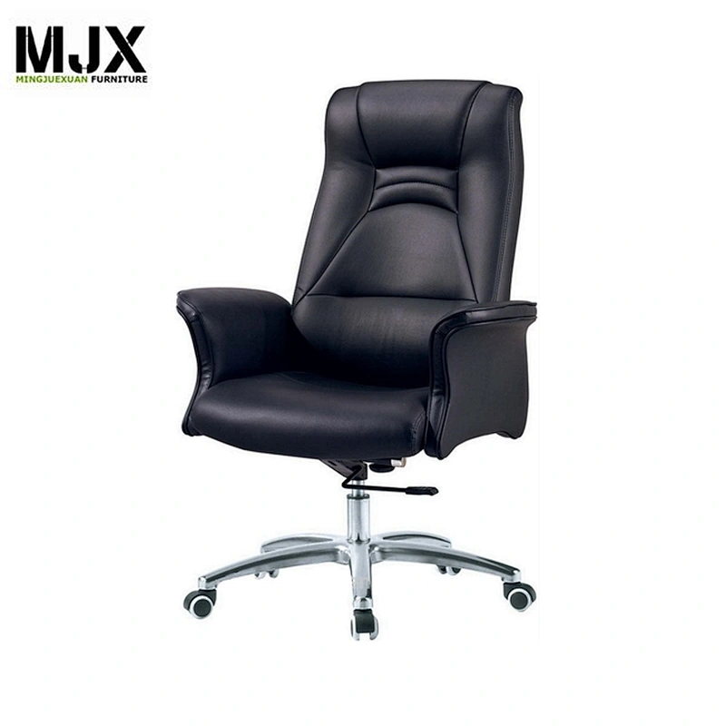 New style hot-sale new design luxury leather boss office chair with head supported  executive chair with Aluminum base