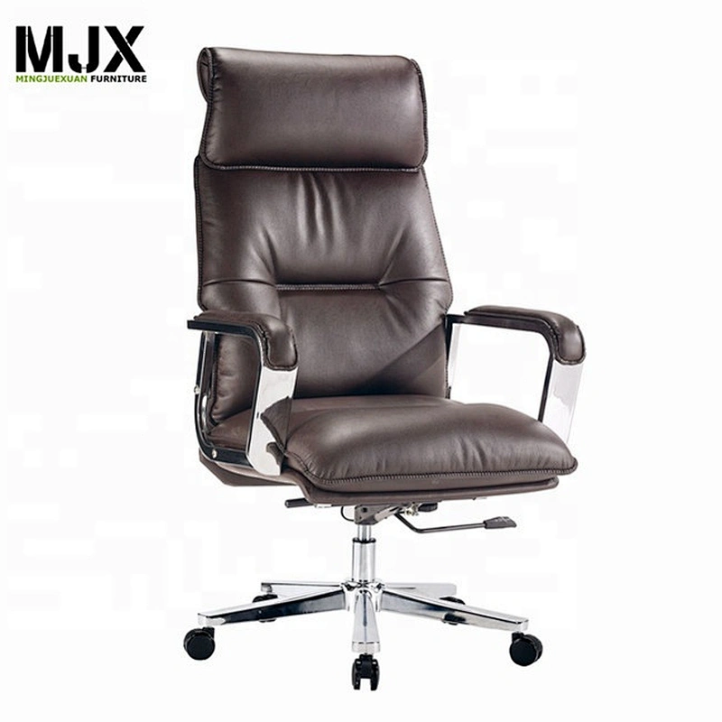 Chromed frame PU conference chair for meeting staff office chair