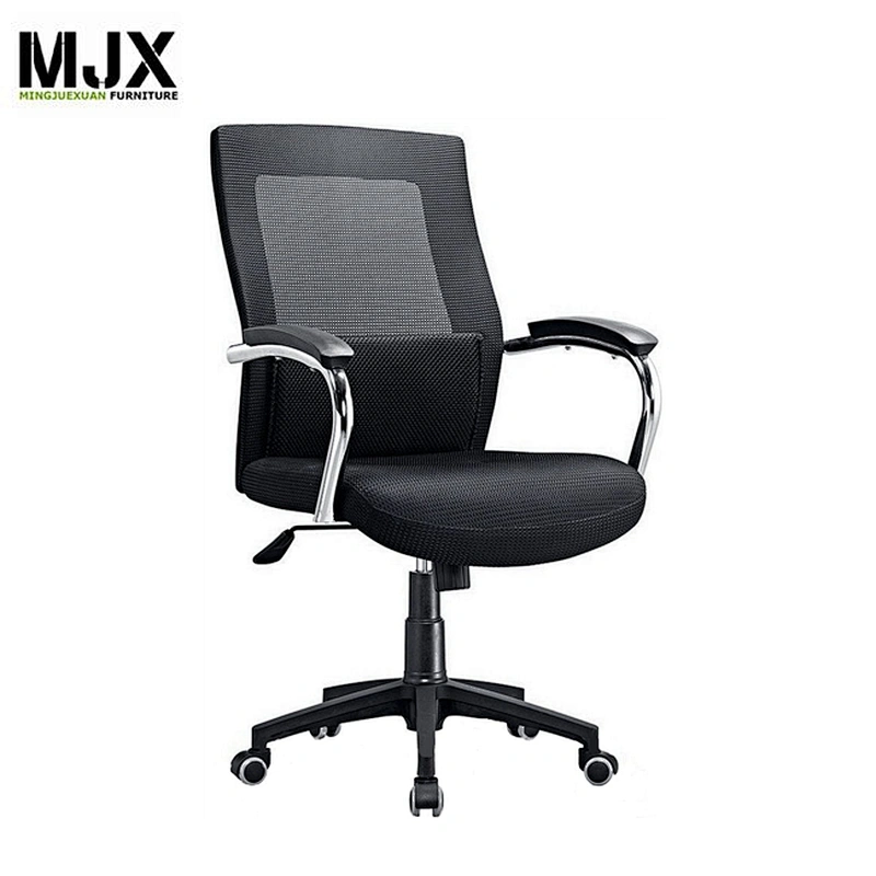 Professional mesh office chair with chrome metal base cheap price with new design