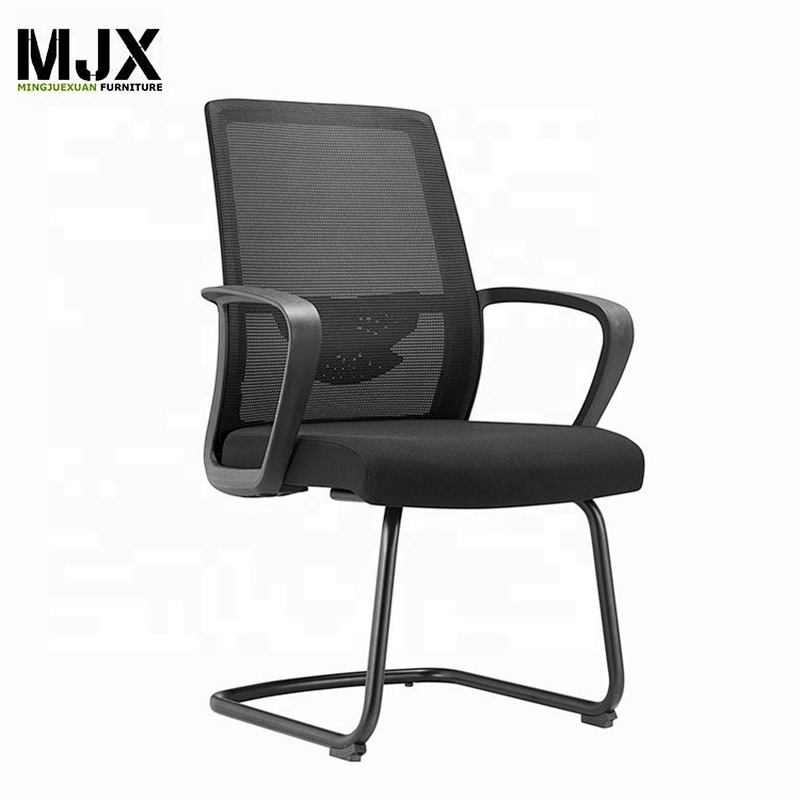 Black color height adjustable staff swivel office chair