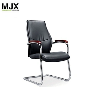 Good selling conference chair with metal frame high quality PU leather visitor chair