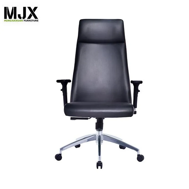 Customized high back PU leather executive office chair with headrest