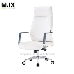 New Type  high back leather  swivel chair with PU padded armrest