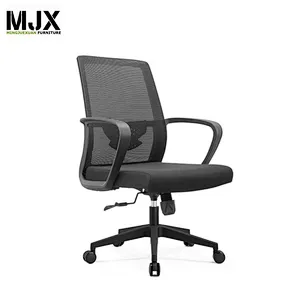 New style  mid back  mesh office chair with BIFMA passed nylon wheels