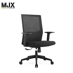 2019 New style  mid back  mesh office chair with 320mm nylon base