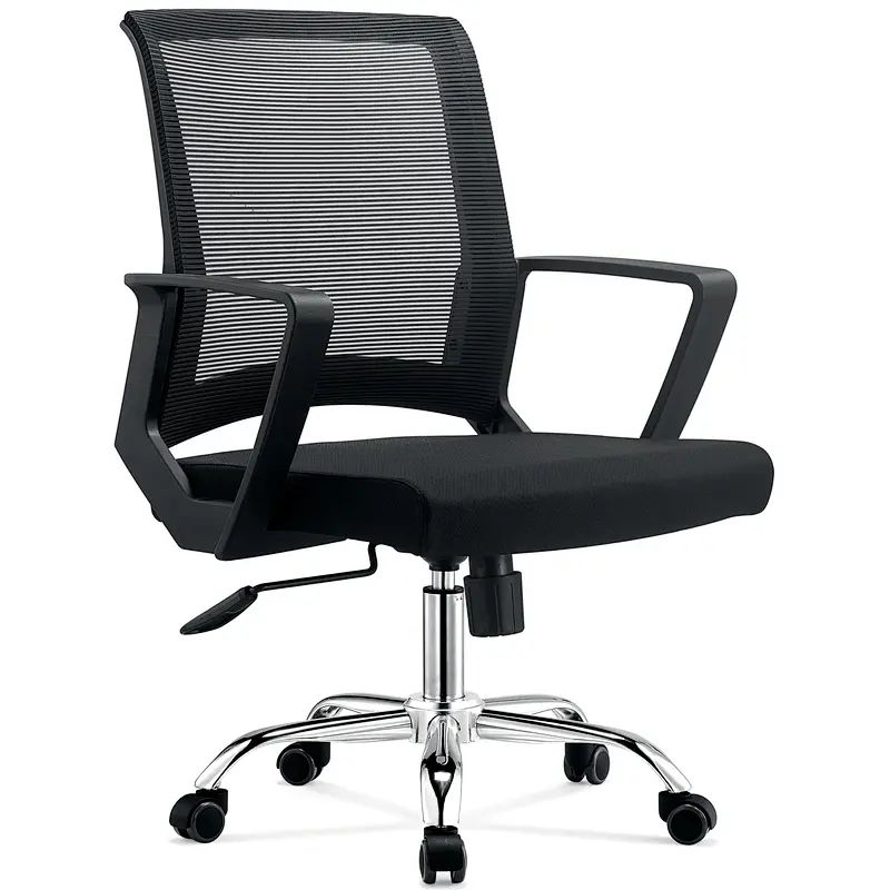New design modern office chair with fixed armrest