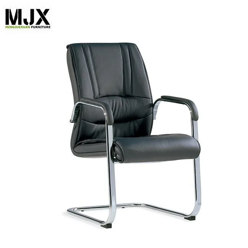 Simple design black mid back meeting  room chair