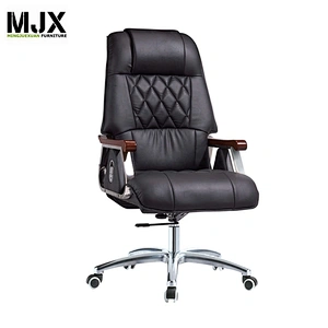 Classical style leather big boss revolving chair for executive