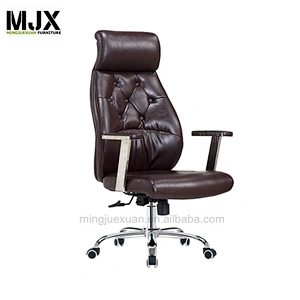 durable good quality genuine leather  comfortable office chair with BIFMA gaslift