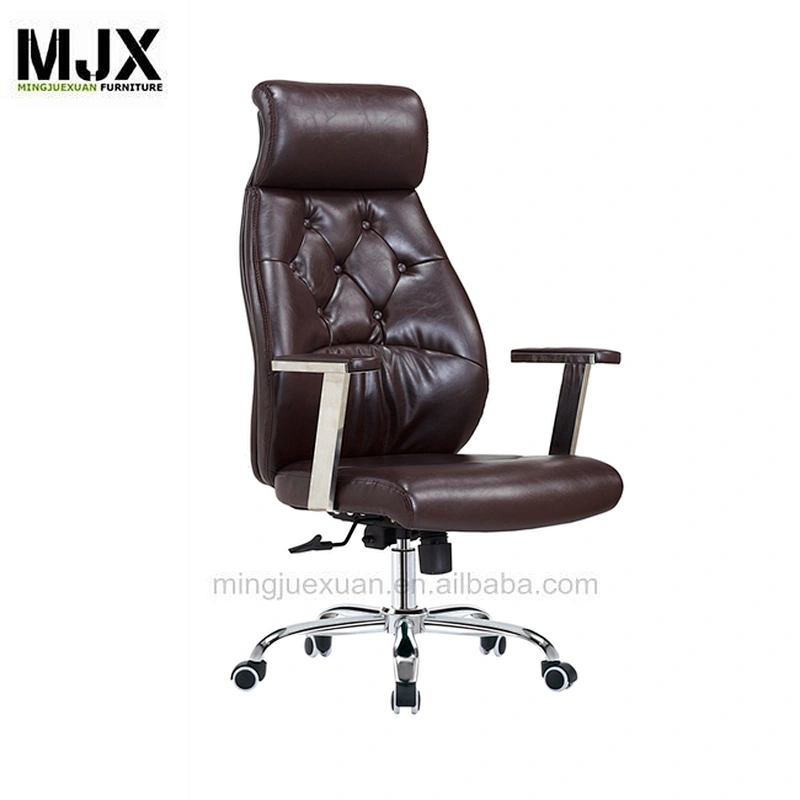 durable good quality genuine leather  comfortable office chair with BIFMA gaslift