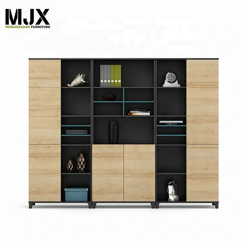 Office desk modern design MFC surface file cabinet set office furniture book cabinet