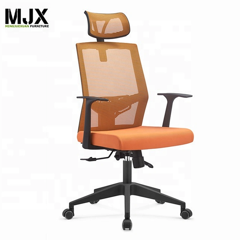High back ergonomic adjustable headrest mesh swivel chair