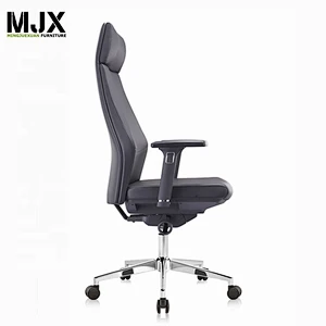 luxury black PU leather executive office chair sillas de oficina