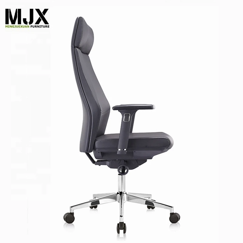 luxury black PU leather executive office chair sillas de oficina