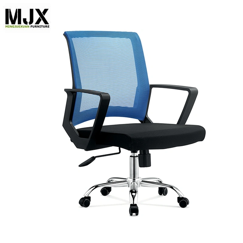 High adjust mid back swivel staff mesh chair