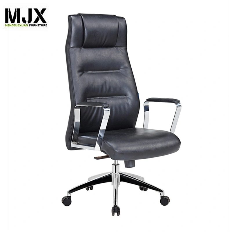 durable good quality genuine leather  comfortable office chair with BIFMA gaslift