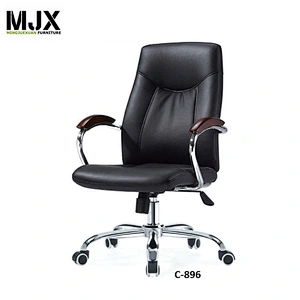 Low back leather pu office chair 360 revolving executive office chair