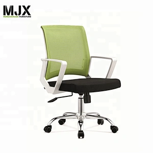 Mid back office hair mesh revolving chairs with back frame