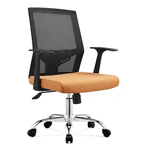 White color ergonomic mesh task computer desk chair