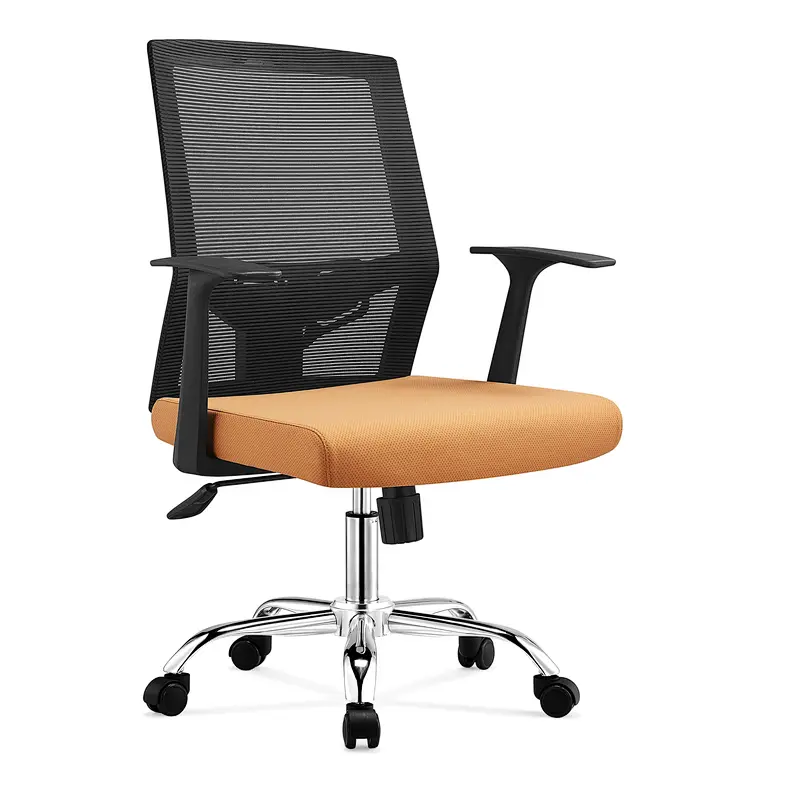 White color ergonomic mesh task computer desk chair