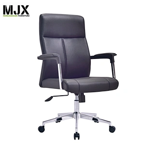 Office modern strong quality cushion seat recliner business chair swivel PU leather chair
