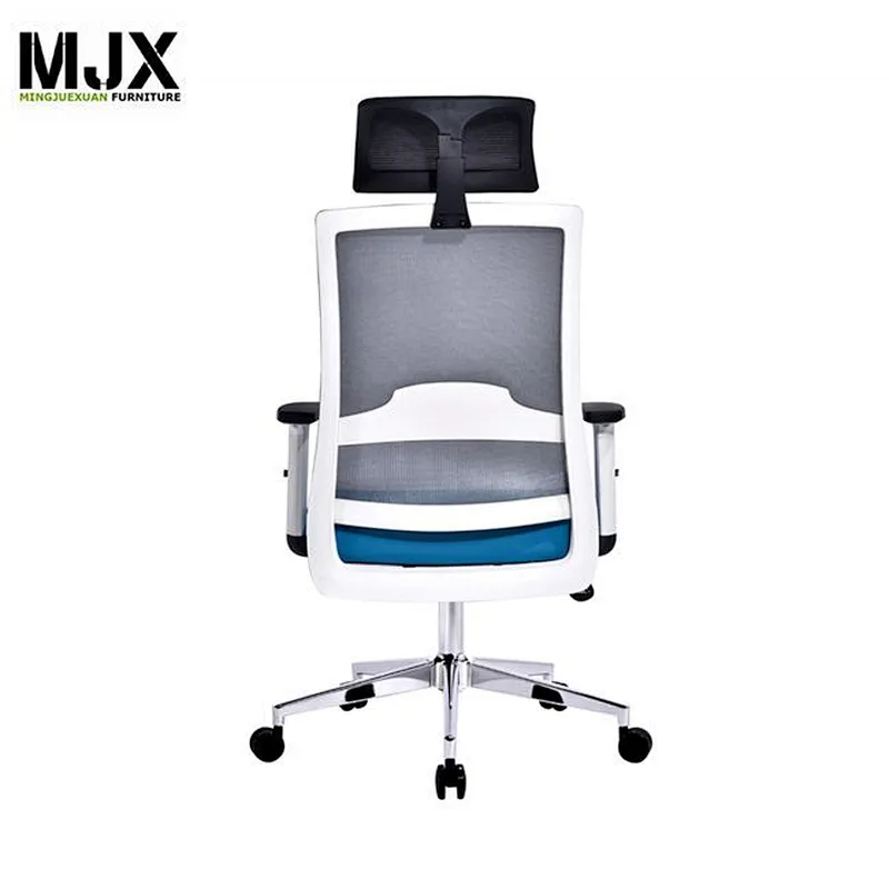 Hot-selling  high back swivel ergonomic chair with height adjustable fabric padded headrest