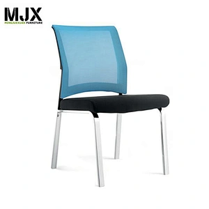 Factory wholesale no arm mid back mesh office chair with no wheels