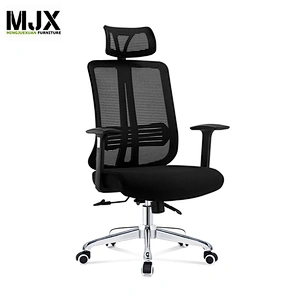 height adjust multi-function 3D armrest mesh ergonomic office chair with nylon base