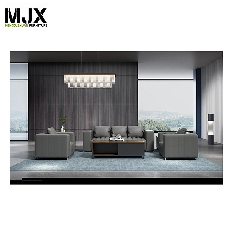 Own design high end office PU leather sofa for office