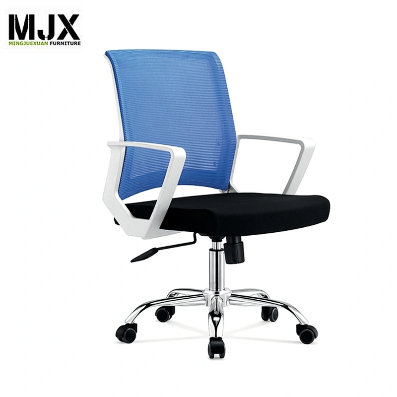 High adjust mid back swivel staff mesh chair