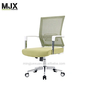 New 2019  mid back staff mesh Molded foam seating  chair with chrome metal base