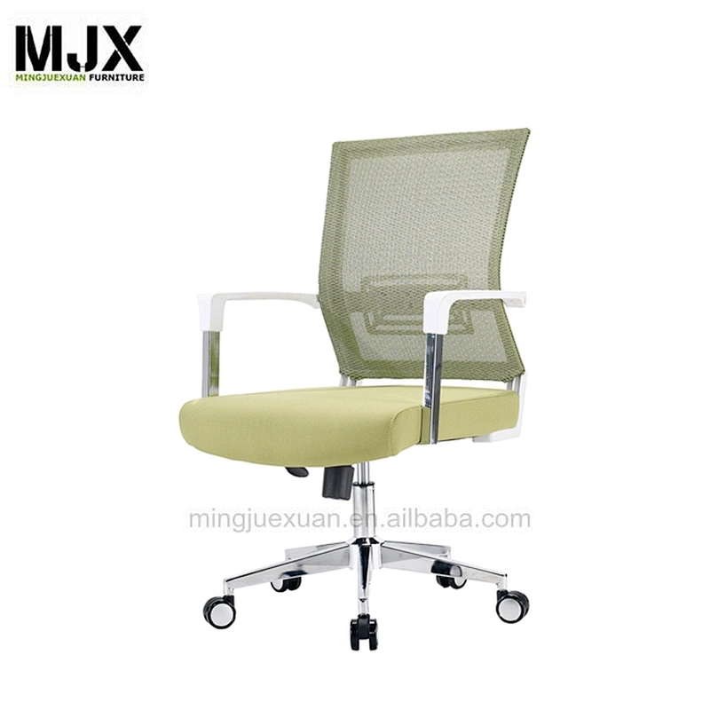 New 2019  mid back staff mesh Molded foam seating  chair with chrome metal base