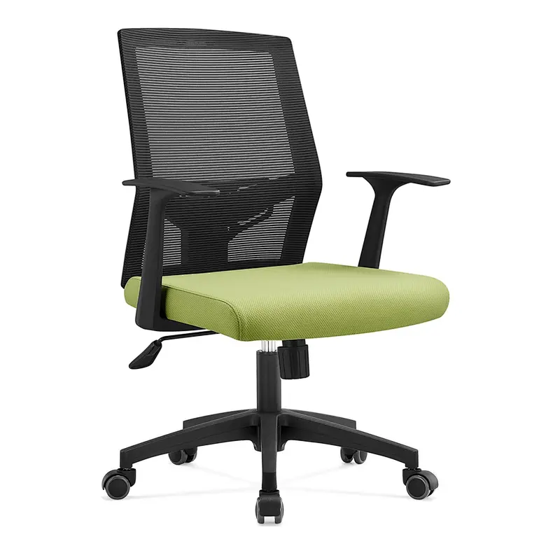 White color ergonomic mesh task computer desk chair