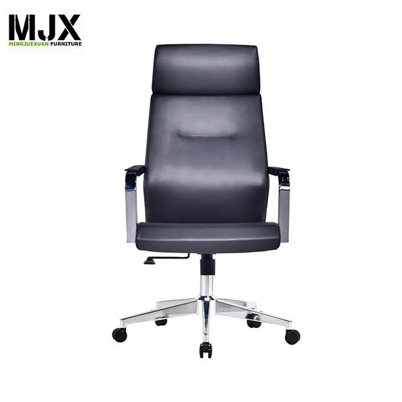 High quality executive mid back office chair with chrome metal base