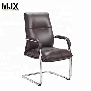 Chromed frame PU conference chair for meeting staff office chair