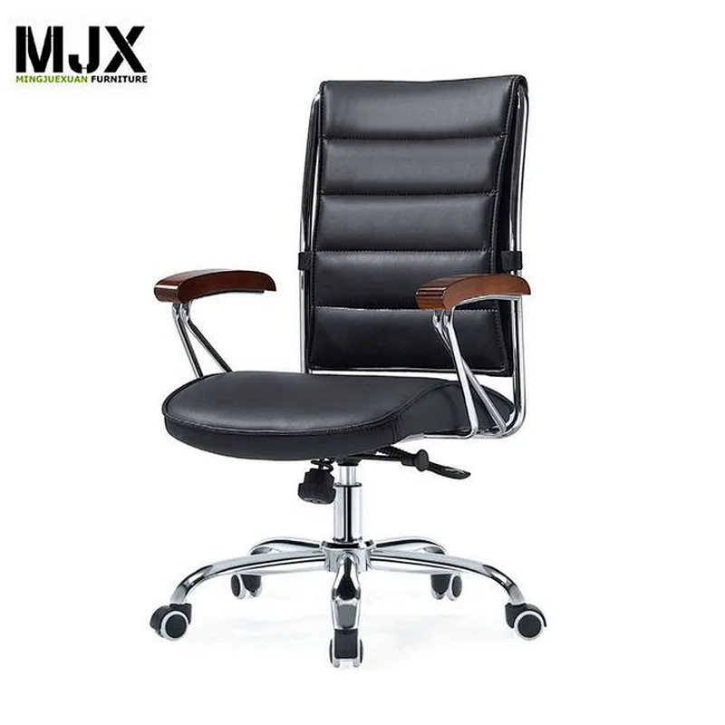Hot selling super quality  conference chair with oak wood armrest