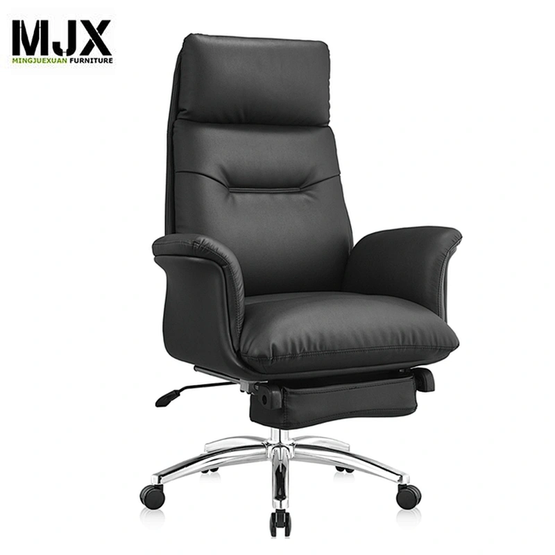 Executive furniture commercial mid back boss chair with five star base reclining chair