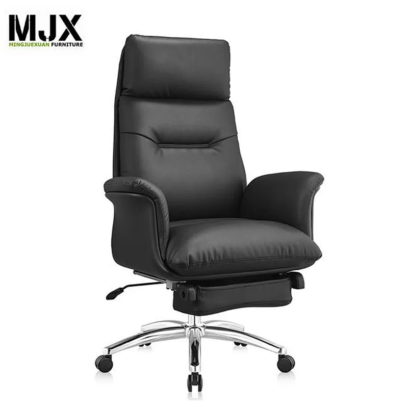 New style hot-sale new design luxury leather boss office chair with head supported  executive chair with Aluminum base