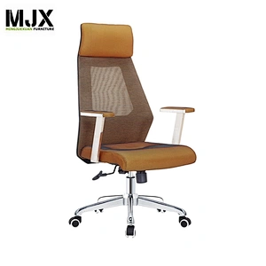Reclining mesh Comfortable swivel office  chair with PU nylon castors
