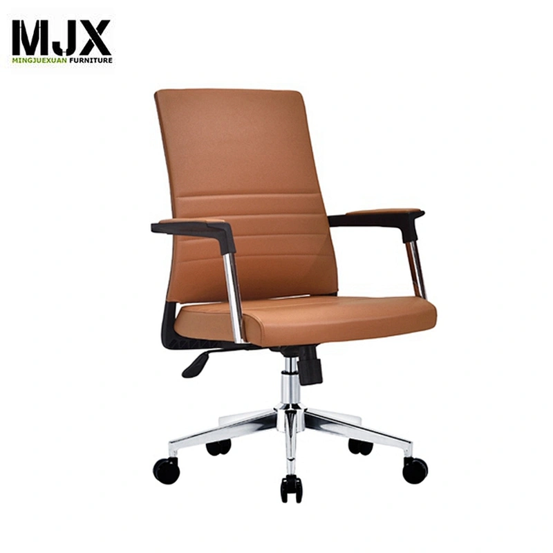 Commercial headrest PU home office chairs leather desk chair