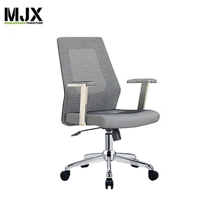 Furniture  modern grey mesh mid back office chair with chrome metal base