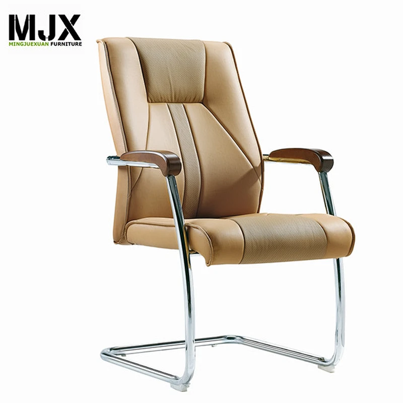 Modern No Wheel White Leather chairs