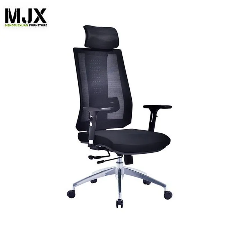 High end ergonomic high back mesh office chair with seat sliding function