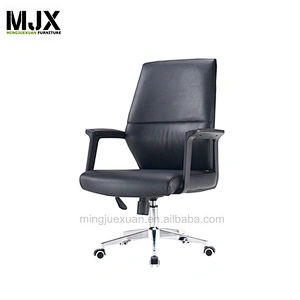 Hight style  comfortable wholesale mid-back executive chair with light grey armpad