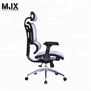 Aluminium base ergonomic luxury office furniture mesh office chair