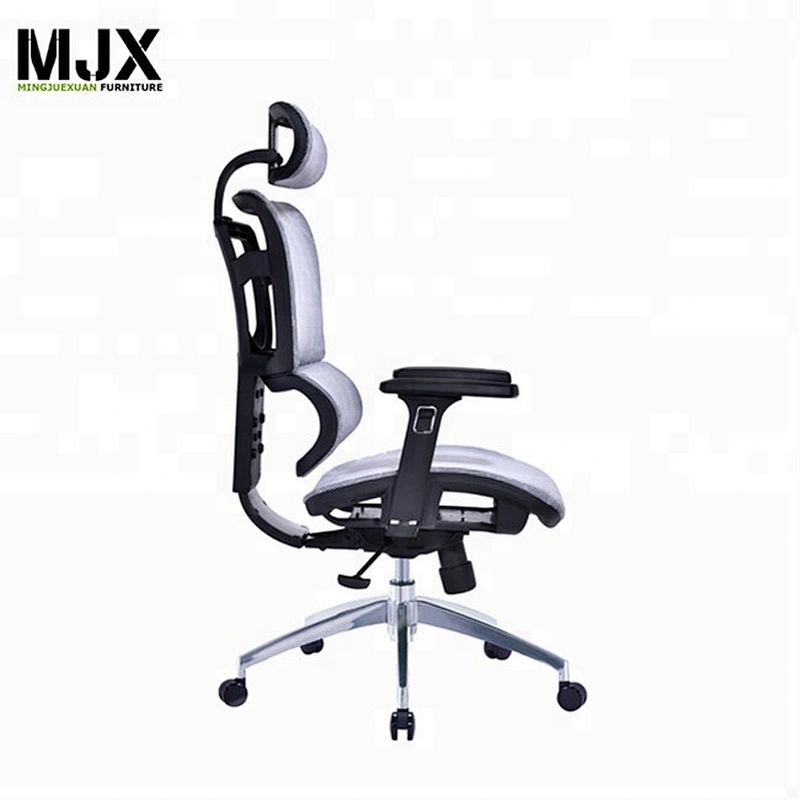 Aluminium base ergonomic luxury office furniture mesh office chair