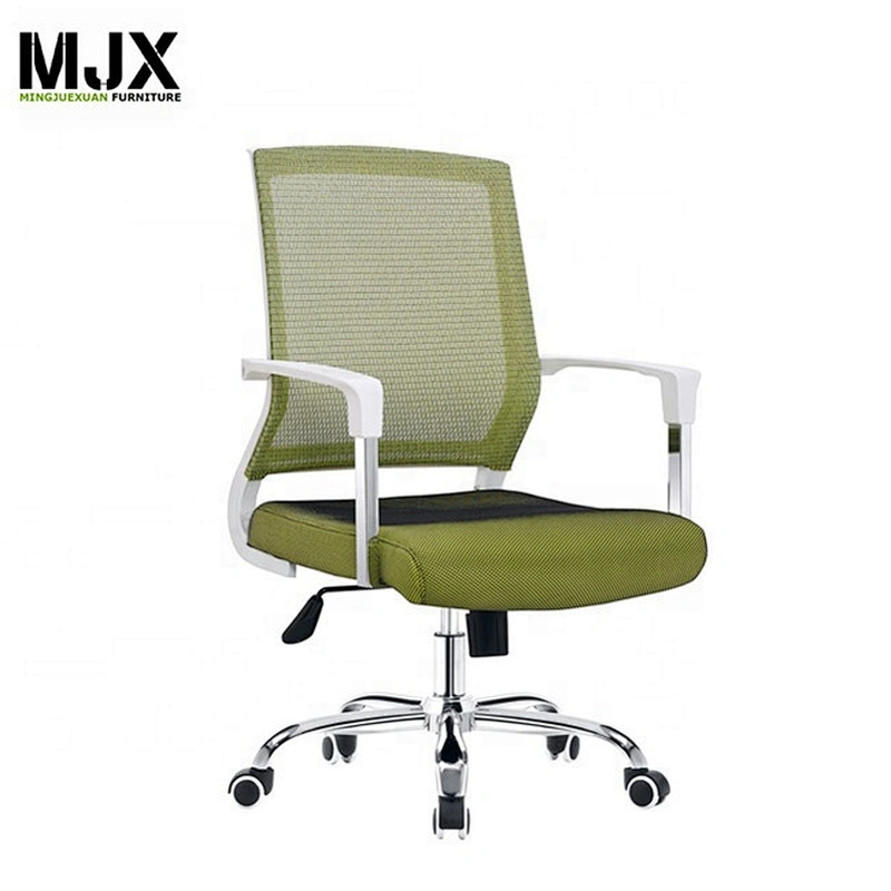 Mid back ergonomic modern design mesh staff swivel office chair