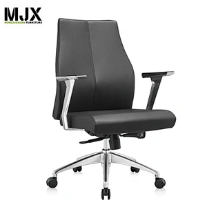 Alum base strong quality PU recliner chair director revolving chair for office