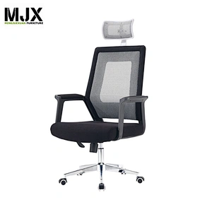 Foshan high back fabric swivel office chair with recliner in modern design
