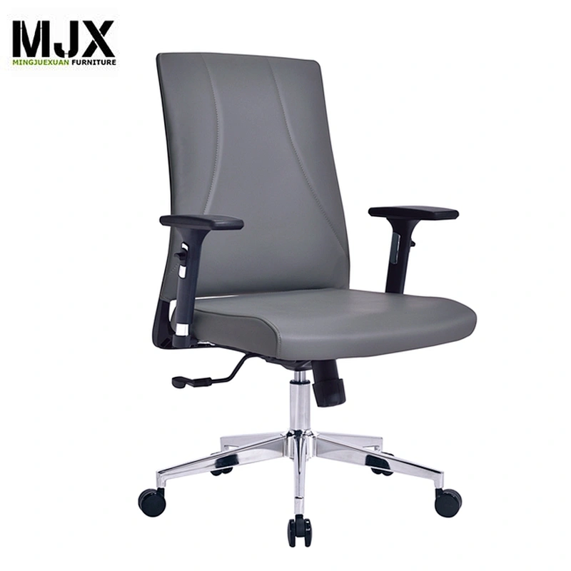 Newest PU swivel office furniture with wheels fixed arm executive Clerk Chair